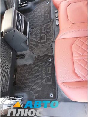 Композитні килимки в салон Audi Q8 2018- (V) чорні AVTO-Tex
