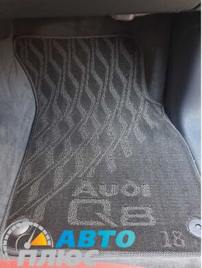 Композитні килимки в салон Audi Q8 2018- (V) чорні AVTO-Tex