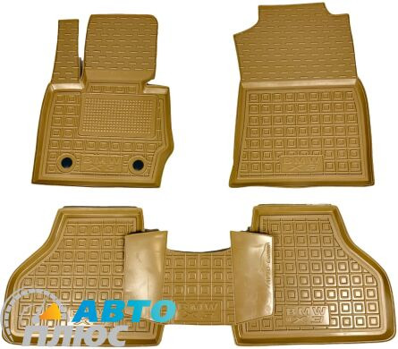 Автомобільні килимки в салон BMW X3 (F25) 2010- бежеві (AVTO-Gumm)