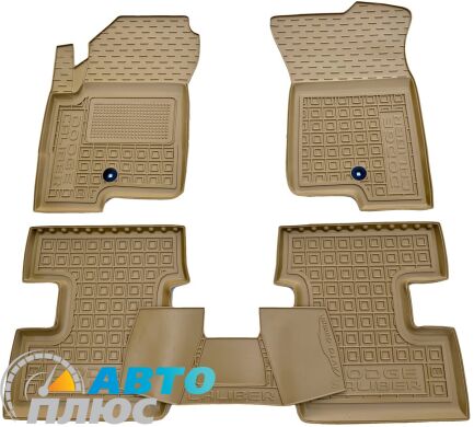 Автомобильные коврики в салон Dodge Caliber 2006- бежевые (AVTO-Gumm)