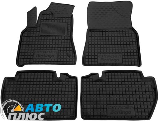 Автомобильные коврики в салон Citroen Berlingo 08-/Peugeot Partner 08- (Avto-Gumm)