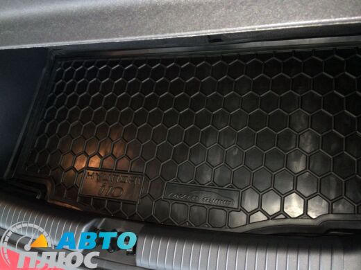 Автомобильный коврик в багажник Hyundai i10 2014- (Avto-Gumm)