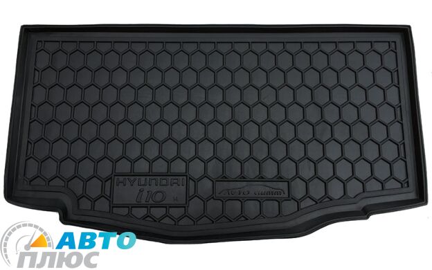 Автомобильный коврик в багажник Hyundai i10 2014- (Avto-Gumm)