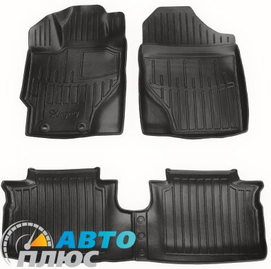 3D Коврики в салон автомобиля Toyota Yaris 2011-2020 (Stingray)