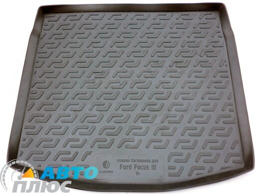 Резиновый коврик в багажник для Ford Focus 3 2011- Sedan (L.Locker)