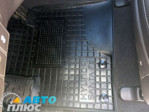 Водительский коврик в салон Hyundai Santa Fe 2010-2012 (Avto-Gumm)