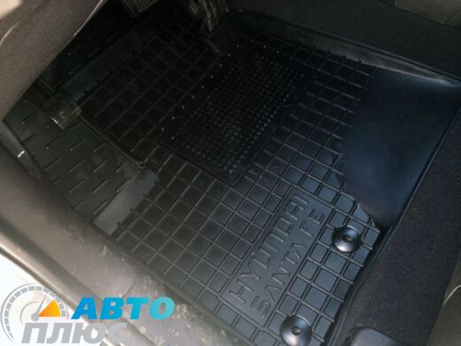 Водительский коврик в салон Hyundai Santa Fe 2010-2012 (Avto-Gumm)