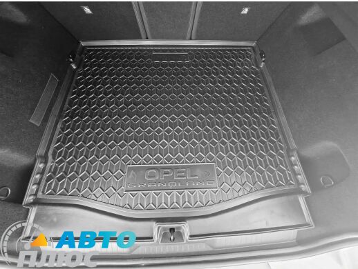 Автомобильный коврик в багажник Opel Grandland 2025- ДВС верхняя полка (AVTO-Gumm)