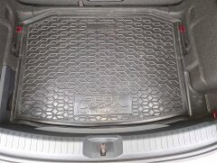 Автомобильный коврик в багажник Seat Leon 2021- Hatchback одноуровневая полка (AVTO-Gumm)