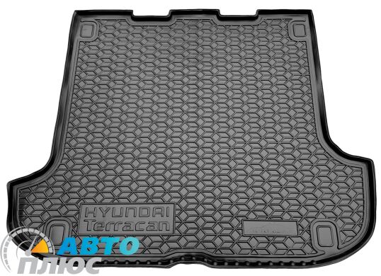 Автомобильный коврик в багажник Hyundai Terracan 2001-2007 (AVTO-Gumm)