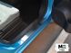 фото картинка Накладки на пороги Nissan Leaf 2010- (Premium) &mdash; АвтоПлюс