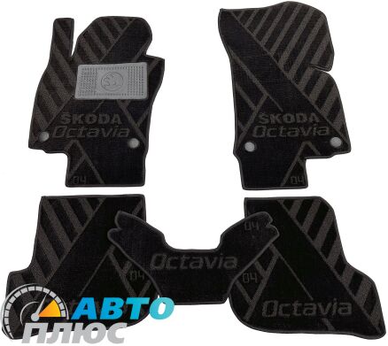 Композитные коврики в салон Skoda Octavia A5 2004- (X) AVTO-Tex