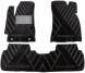 Композитні килимки в салон Toyota Highlander 2 2007-2014 (X) чорні AVTO-Tex