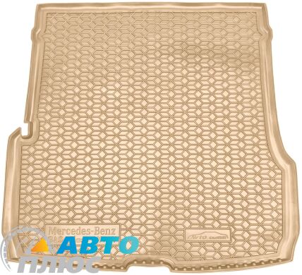 Автомобильный коврик в багажник Mercedes GLS (X167) 2019- (7 мест) удлиненный бежевый (AVTO-Gumm)