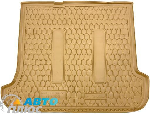 Автомобильный коврик в багажник Toyota Land Cruiser Prado 120 2002- бежевый (AVTO-Gumm)