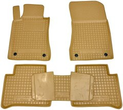 Автомобильные коврики в салон Mercedes E (W211) 2002- бежевые (AVTO-Gumm)