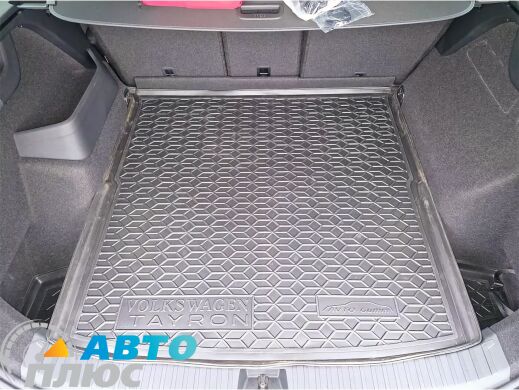 Автомобильный коврик в багажник Volkswagen Tayron 2025- 5 мест (AVTO-Gumm)