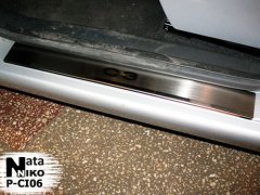 Накладки на пороги Citroen C3 2002-2010 (Premium)
