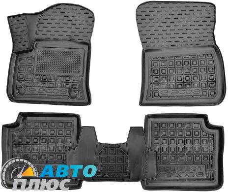 Автомобильные коврики в салон Peugeot e-2008 2021- (AVTO-Gumm)
