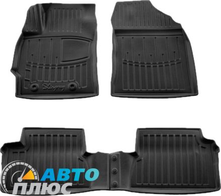 3D Коврики в салон автомобиля Toyota Auris 2013- (Stingray)