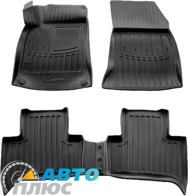 3D Килимки в салон автомобіля Mercedes B (W246) 2014-2018 Electric Drive (Stingray)