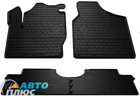 Резиновые коврики в салон Volkswagen Sharan 95-/Seat Alhambra 96-/Ford Galaxy 95- (Stingray)