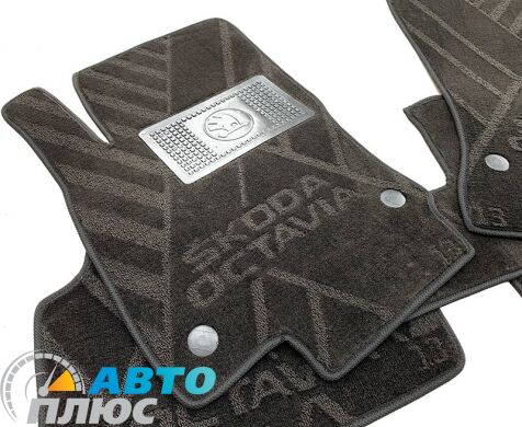 Композитные коврики в салон Skoda Octavia A7 2013- (X) AVTO-Tex