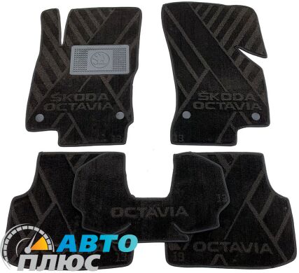 Композитные коврики в салон Skoda Octavia A7 2013- (X) AVTO-Tex