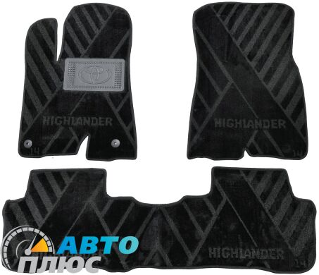 Композитные коврики в салон Toyota Highlander 3 2014- (X) AVTO-Tex