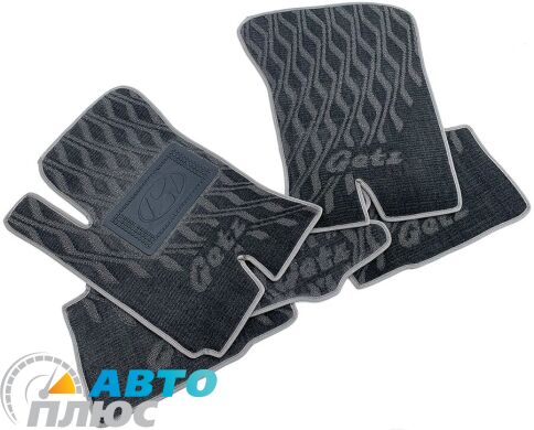Композитные коврики в салон Hyundai Getz 2002- (V) серые AVTO-Tex