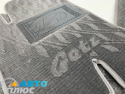 Композитные коврики в салон Hyundai Getz 2002- (V) серые AVTO-Tex