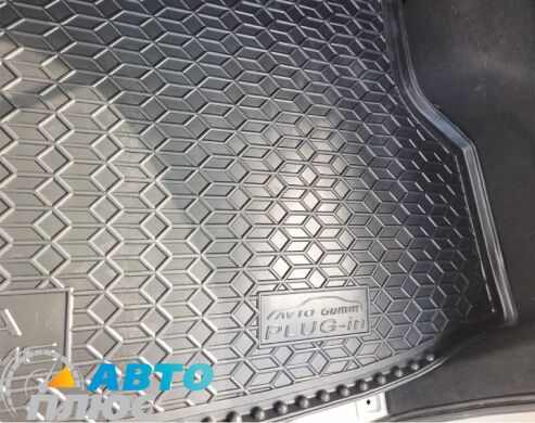 Автомобильный коврик в багажник Toyota Prius Prime 2015- Plug-in Hybrid (AVTO-Gumm)