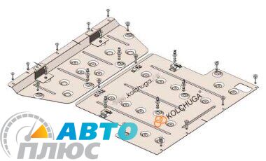 Металлическая защита двигателя Mazda CX-60 2022- V-2.5i (Кolchuga) Standart