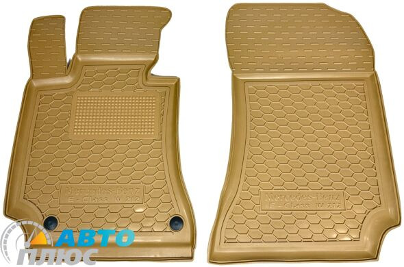 Автомобільні килимки в салон Mercedes E (W212) 2009- бежеві (AVTO-Gumm)
