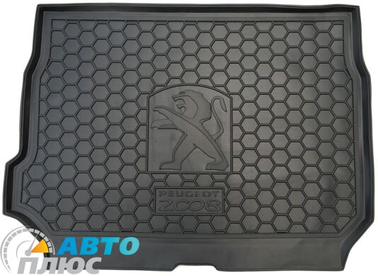 Автомобильный коврик в багажник Peugeot 2008 2014- (Avto-Gumm)
