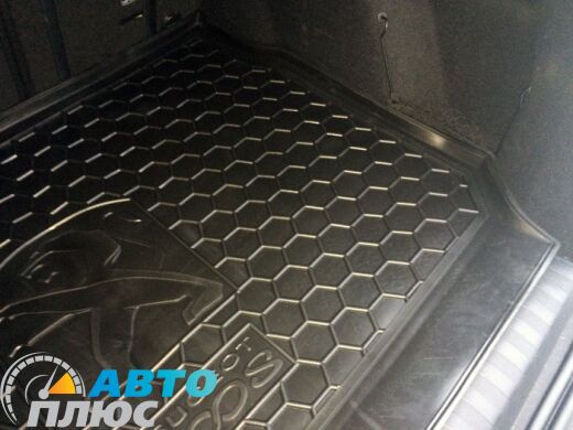 Автомобильный коврик в багажник Peugeot 2008 2014- (Avto-Gumm)