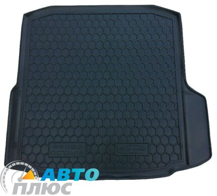 Автомобильный коврик в багажник Skoda Octavia A7 2013- Liftback (Avto-Gumm)