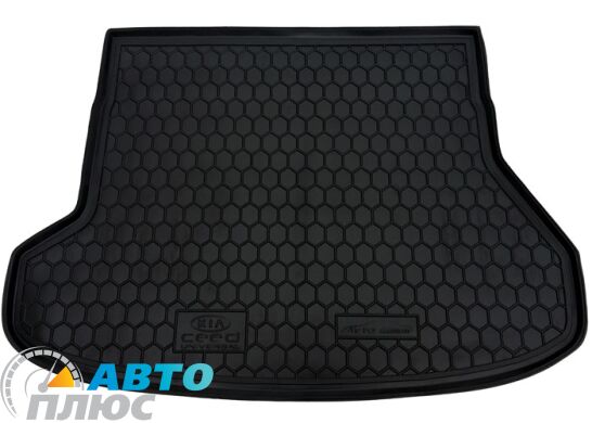Автомобильный коврик в багажник Kia Ceed (JD) 2012- Universal (Avto-Gumm)