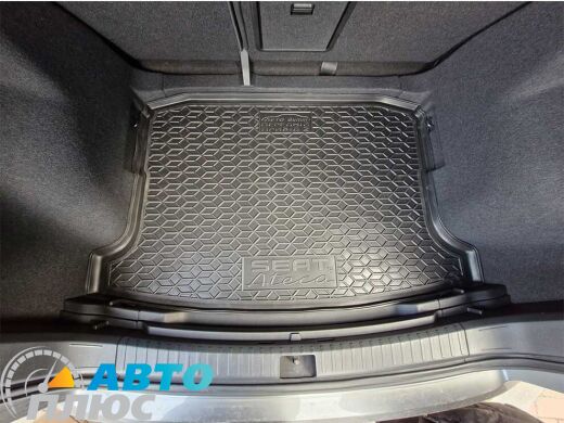 Автомобільний килимок в багажник Seat Ateca 2016- 2wd з вухами (AVTO-Gumm)