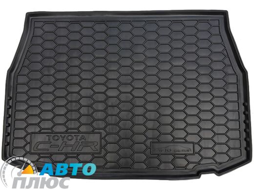 Автомобильный коврик в багажник Toyota C-HR 2017- (Avto-Gumm)