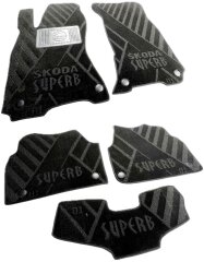 Композитные коврики в салон Skoda SuperB 2001-2008 (X) AVTO-Tex