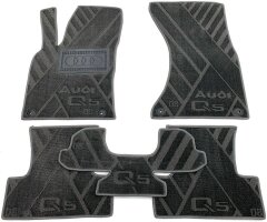 Композитные коврики в салон Audi Q5 2009- (X) серые AVTO-Tex