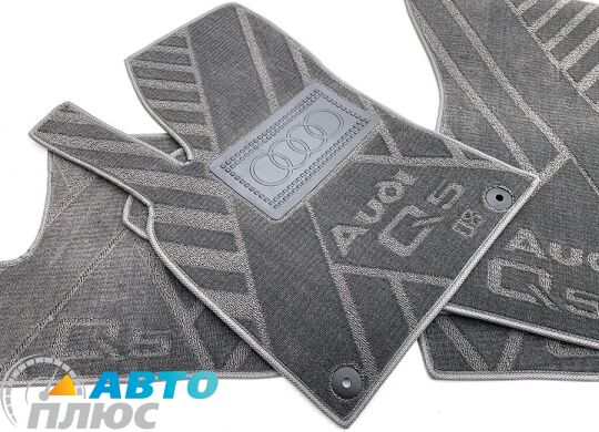Композитные коврики в салон Audi Q5 2009- (X) серые AVTO-Tex