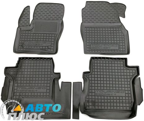 Автомобільні килимки в салон Ford Connect 2013- (довга база) (Avto-Gumm)