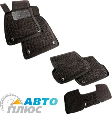 Гибридные коврики в салон Audi A4 (B6/B7) 2001-2007 (Avto-Gumm)