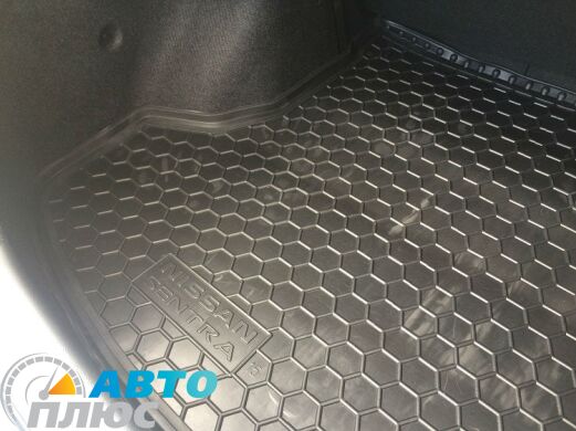 Автомобильный коврик в багажник Nissan Sentra 2015- (Avto-Gumm)