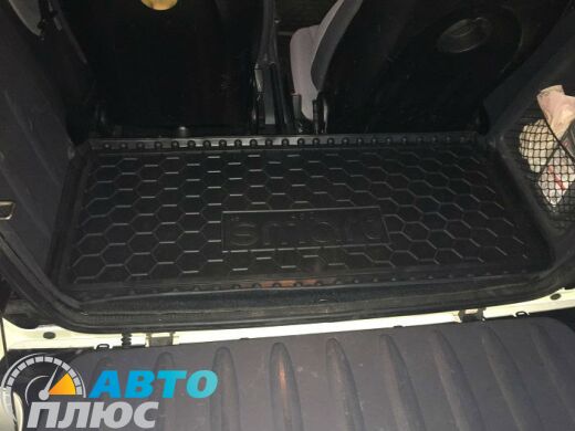 Автомобильный коврик в багажник Smart Fortwo 450 1998-2006 (Avto-Gumm)