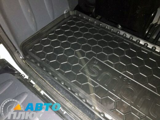 Автомобильный коврик в багажник Smart Fortwo 450 1998-2006 (Avto-Gumm)