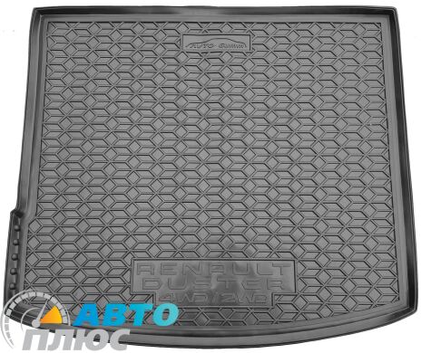 Автомобильный коврик в багажник Renault Duster 2025- 2WD/4WD (МКПП) (AVTO-Gumm)