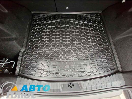 Автомобильный коврик в багажник Renault Duster 2025- 2WD/4WD (МКПП) (AVTO-Gumm)